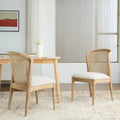 Christopher Knight Home Whim Rubber Wood Dining Chair with Rattan Back