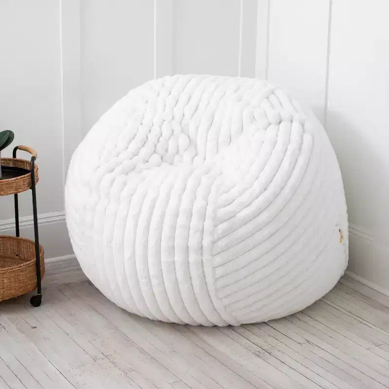 Pouf de 5 pieds pour adultes - Fausse fourrure de luxe