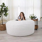 Pouf de 5 pieds pour adultes - Fausse fourrure de luxe