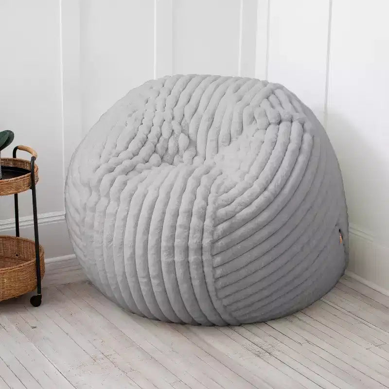 Pouf de 5 pieds pour adultes - Fausse fourrure de luxe