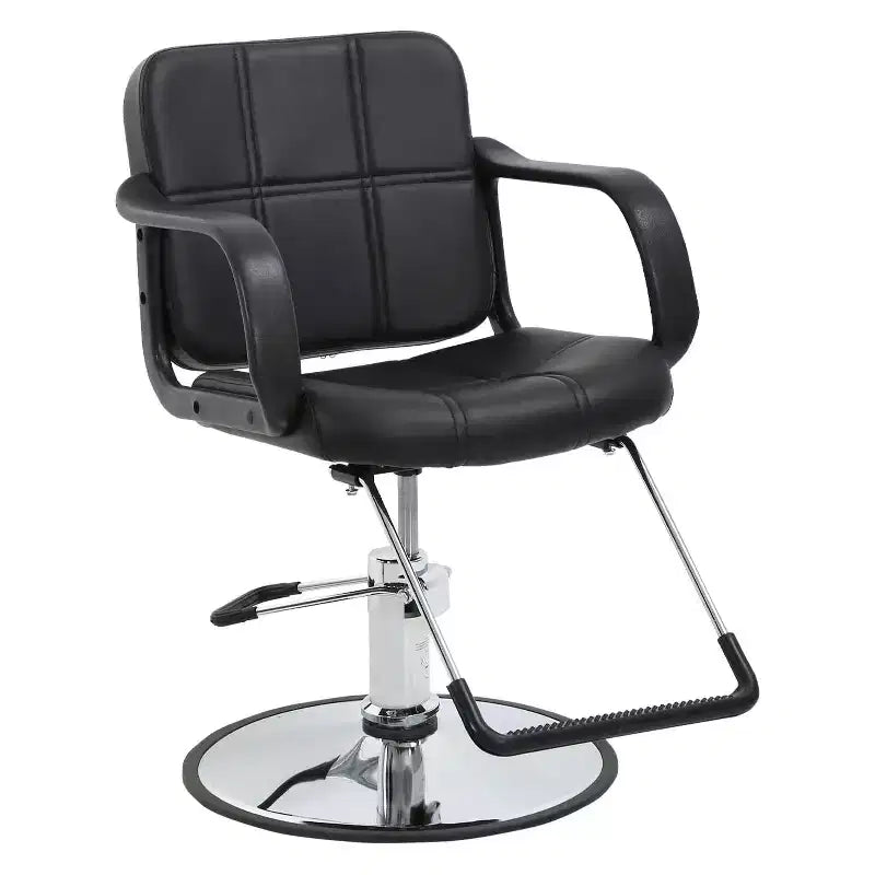 BestMassage Barber Chair Professional Salon Chair Heavy-Duty Hydraulic Pump with Swivel Base