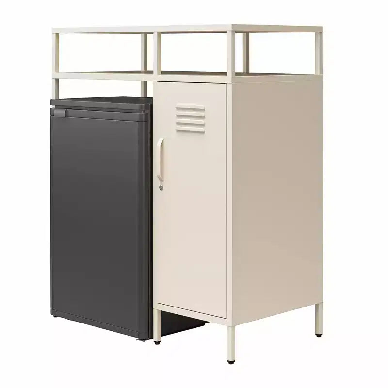 Organisateur de mini-réfrigérateur en métal style casier
