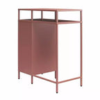 Organisateur de mini-réfrigérateur en métal style casier