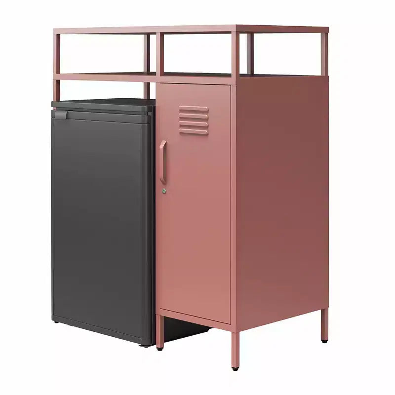 Organisateur de mini-réfrigérateur en métal style casier