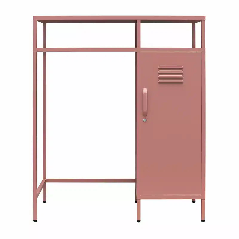 Novogratz Cache Metal Locker-Style Mini Refrigerator Organizer