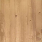 Meuble TV en pin avec rangements - Finition Cire Miel, Poignées Métal, 61.4 L x 15.7 H
