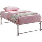 Cadre de lit de repos gigogne en métal double avec roulettes – Solution robuste, élégante et peu encombrante