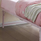 Cadre de lit de repos gigogne en métal double avec roulettes – Solution robuste, élégante et peu encombrante