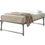 Cadre de lit de repos gigogne en métal double avec roulettes – Solution robuste, élégante et peu encombrante