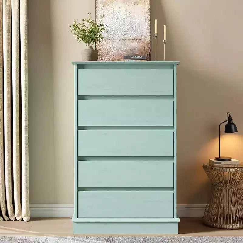 Commodes à 5 tiroirs pour chambre à coucher, commode de rangement avec tiroirs profonds, grande commode double pour placard avec plateau large, grande commode en bois pour chambre.