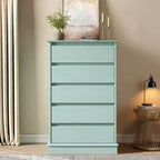 Commodes à 5 tiroirs pour chambre à coucher, commode de rangement avec tiroirs profonds, grande commode double pour placard avec plateau large, grande commode en bois pour chambre.