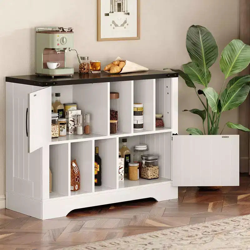 39Meuble de rangement pour tourne-disque, grand meuble de rangement pour vinyles en bois de style ferme pouvant contenir jusqu'à 450 albums avec portes de grange, table de tourne-disque pour salon ou chambre à coucher