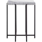 Aloha Marble Side Table - ACC3748 - Grey/Black - Safavieh
