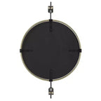 Miroir mural rond laiton antique 31 x 47 3/4