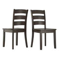 Lexington Ladder Back Wood Dining Chairs (Set of 2) - iNSPIREQ