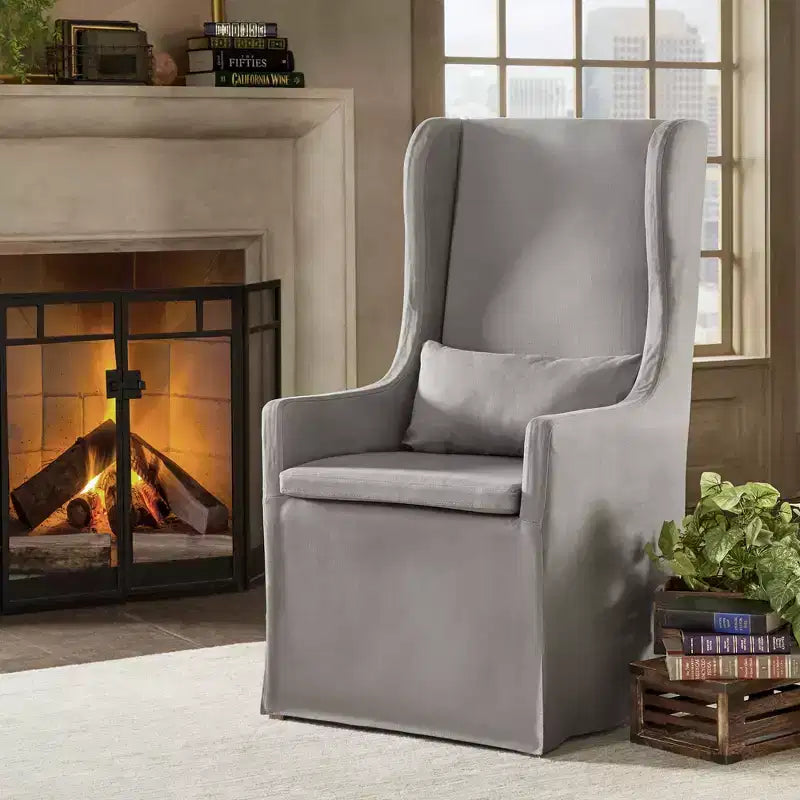 Chaise Parson déhoussable à oreilles