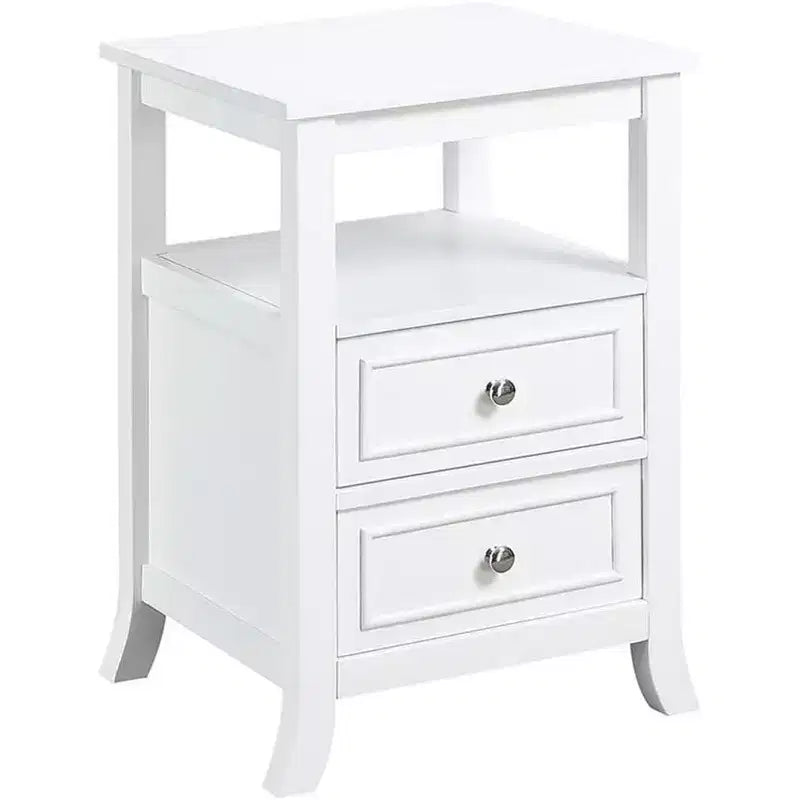 Table d'appoint rectangulaire en bois (1 pièce)