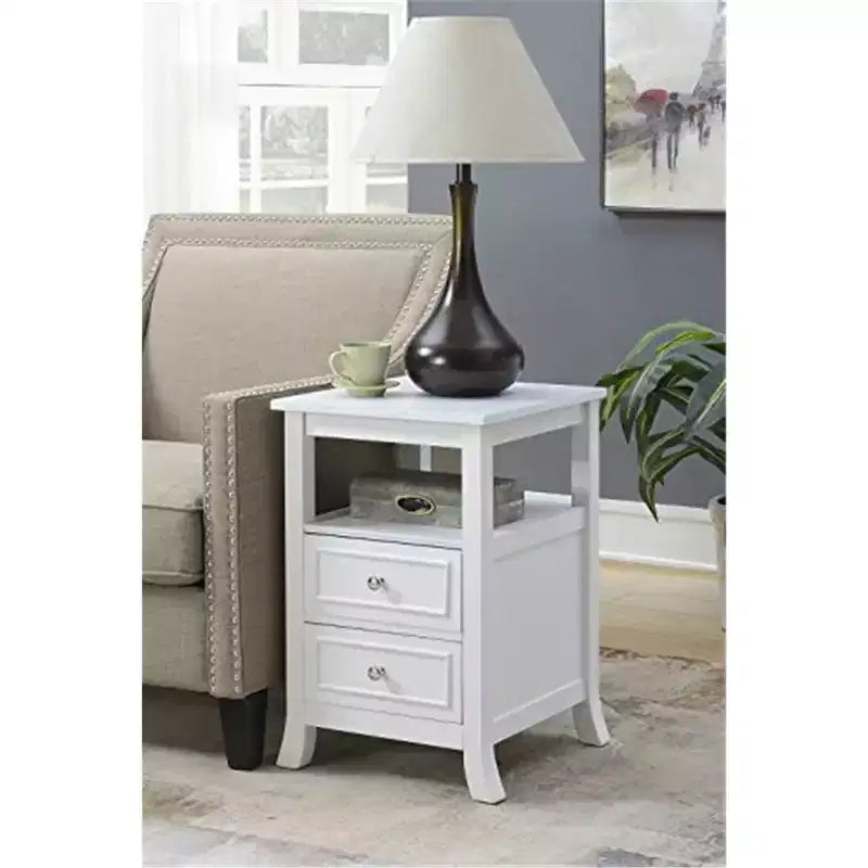 HomeStock Rectangle Wood Table Top End Table 1 -piece
