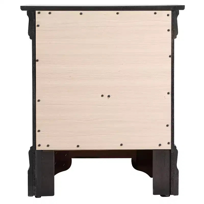 Table de Chevet Rectangulaire en Bois pour Salon et Chambre à Coucher