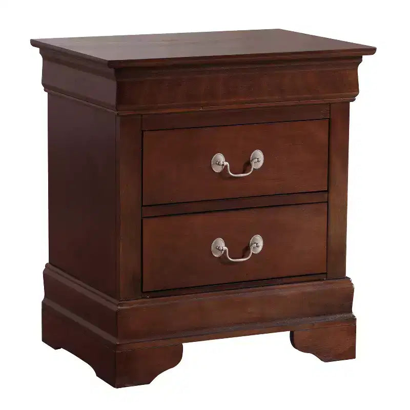 Table de Chevet Rectangulaire en Bois pour Salon et Chambre à Coucher