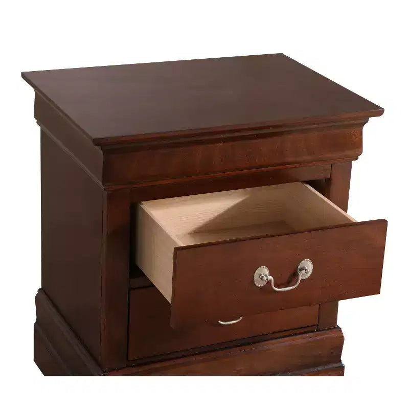 Table de Chevet Rectangulaire en Bois pour Salon et Chambre à Coucher