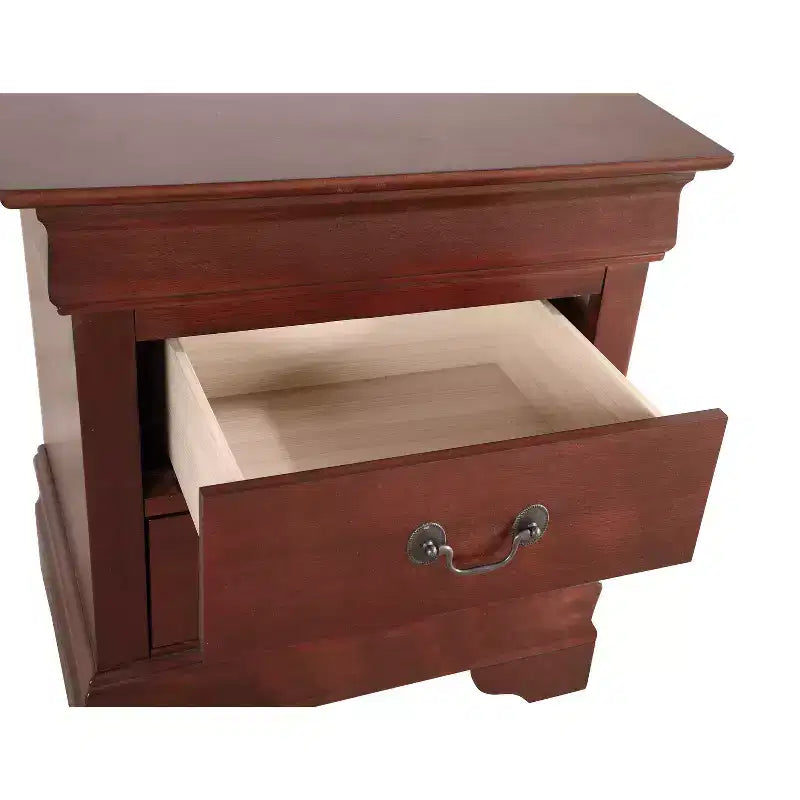 Table de Chevet Rectangulaire en Bois pour Salon et Chambre à Coucher