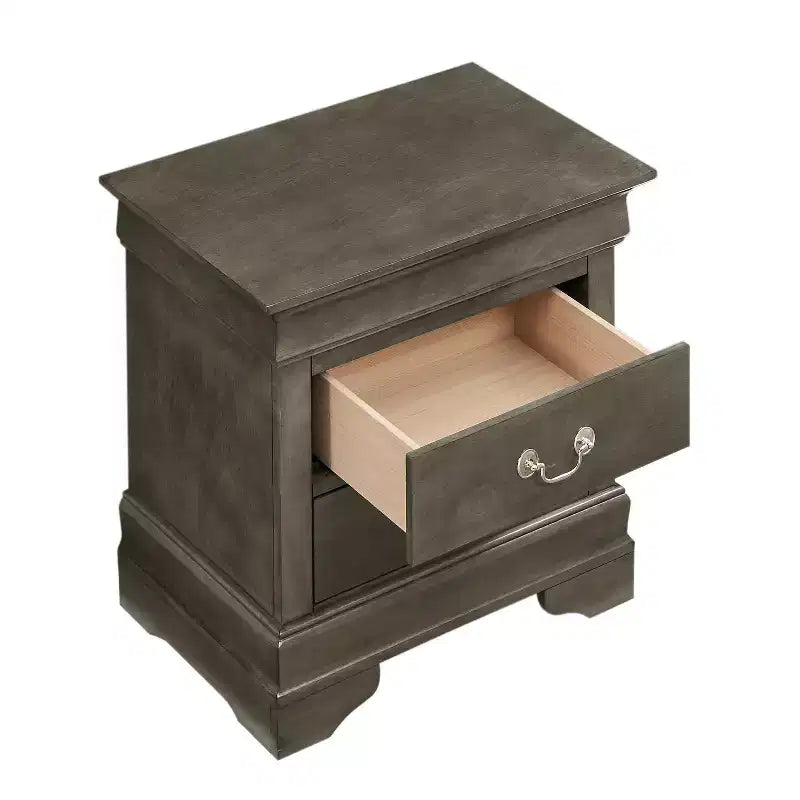 Table de Chevet Rectangulaire en Bois pour Salon et Chambre à Coucher