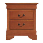 Table de Chevet Rectangulaire en Bois pour Salon et Chambre à Coucher
