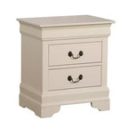 Table de Chevet Rectangulaire en Bois pour Salon et Chambre à Coucher