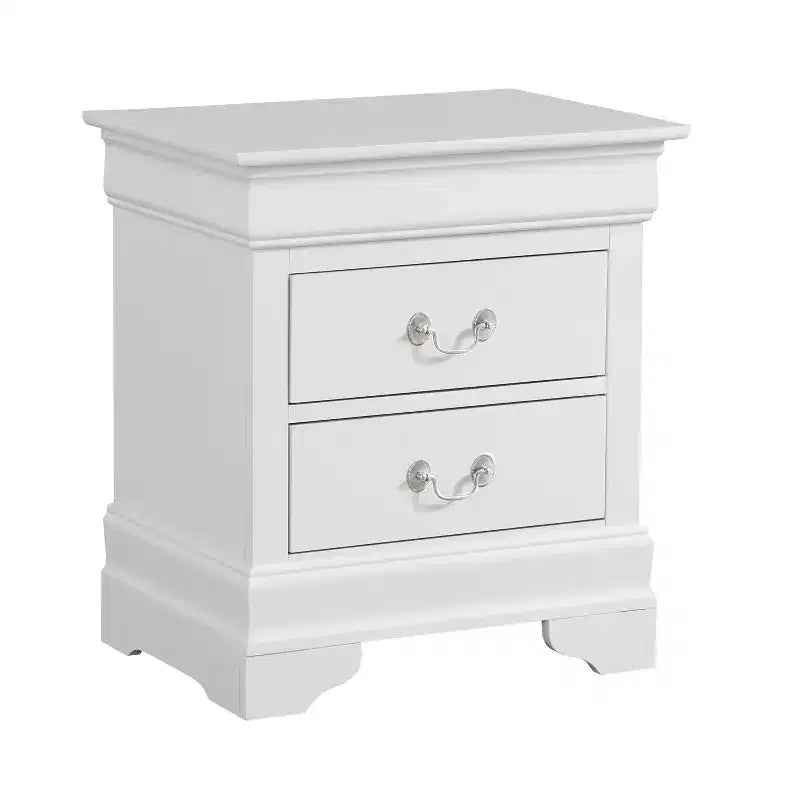 Table de Chevet Rectangulaire en Bois pour Salon et Chambre à Coucher