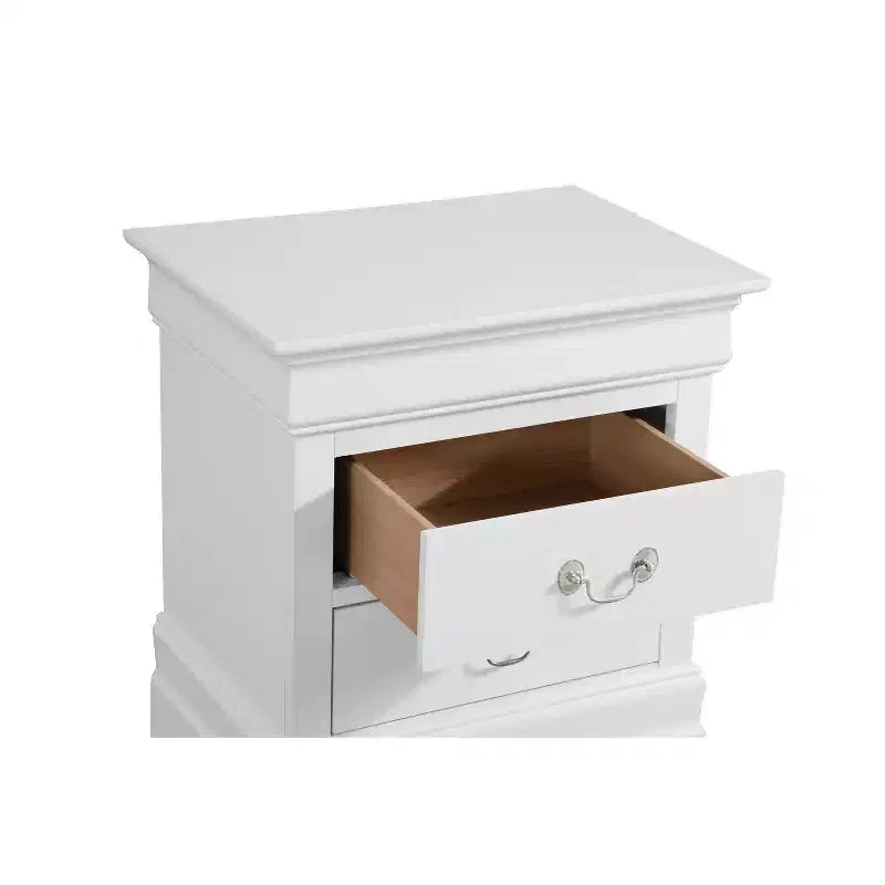 Table de Chevet Rectangulaire en Bois pour Salon et Chambre à Coucher