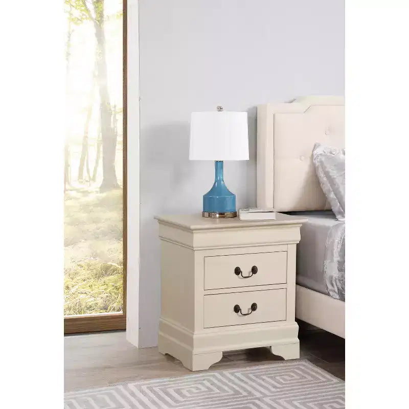 Table de Chevet Rectangulaire en Bois pour Salon et Chambre à Coucher