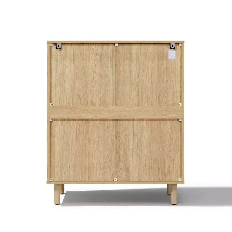 31,5 petit buffet de rangement, buffet d'appoint en chêne pour salon, salle à manger ou entrée Hazel Oak