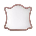 Acme Furniture Salonia Dresser Mirror Pink Velvet