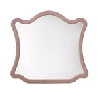 Acme Furniture Salonia Dresser Mirror Pink Velvet