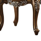 Table d'appoint en chêne antique – Table d'appoint rustique en bois pour salon et entrée