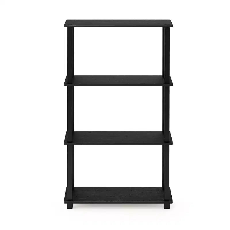 Étagère décorative ouverte à 4 niveaux support de présentation polyvalent