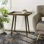 Table d'appoint avec plateau amovible – Table de chevet ou de canapé pour salon et chambre à coucher