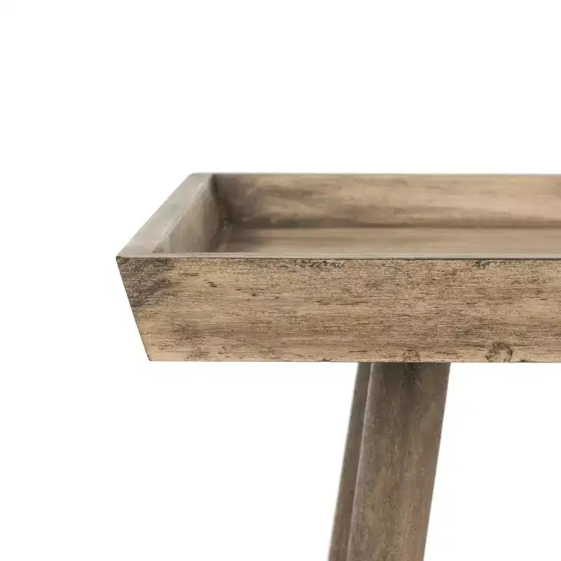 Table d'appoint avec plateau amovible – Table de chevet ou de canapé pour salon et chambre à coucher