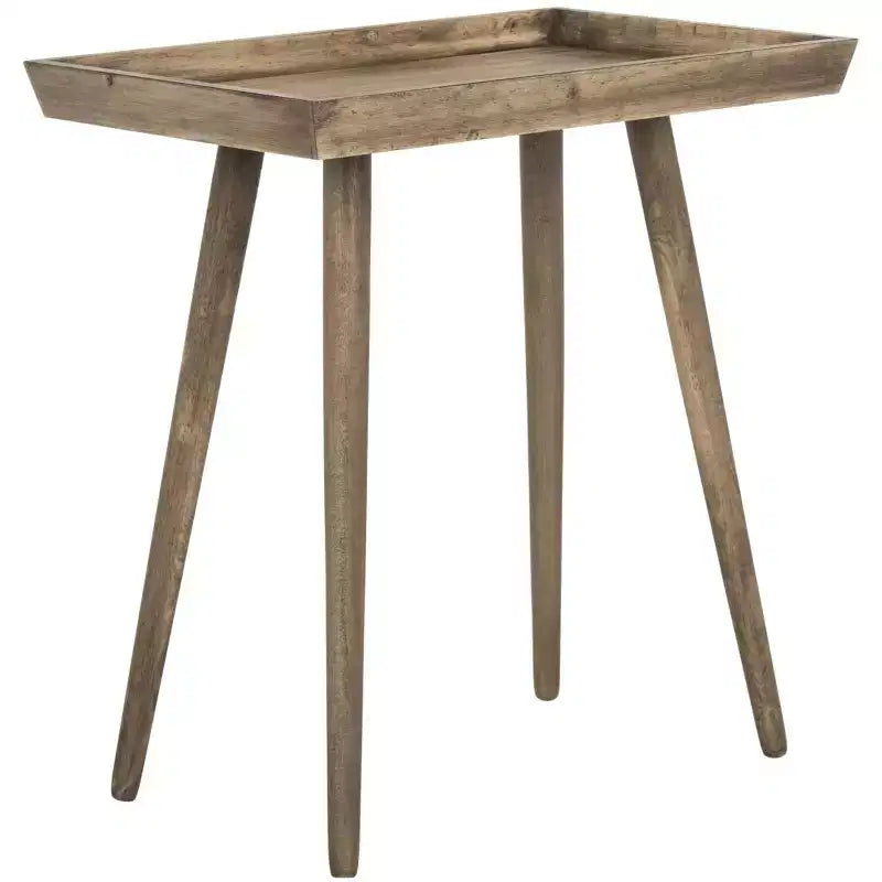 Table d'appoint avec plateau amovible – Table de chevet ou de canapé pour salon et chambre à coucher