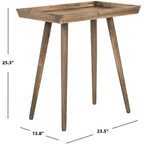 Table d'appoint avec plateau amovible – Table de chevet ou de canapé pour salon et chambre à coucher