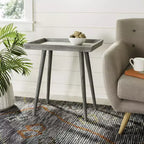 Table d'appoint avec plateau amovible – Table de chevet ou de canapé pour salon et chambre à coucher