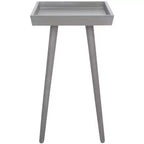 Table d'appoint avec plateau amovible – Table de chevet ou de canapé pour salon et chambre à coucher