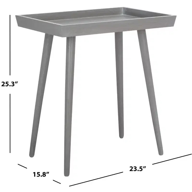 Table d'appoint avec plateau amovible – Table de chevet ou de canapé pour salon et chambre à coucher