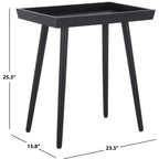 Table d'appoint avec plateau amovible – Table de chevet ou de canapé pour salon et chambre à coucher