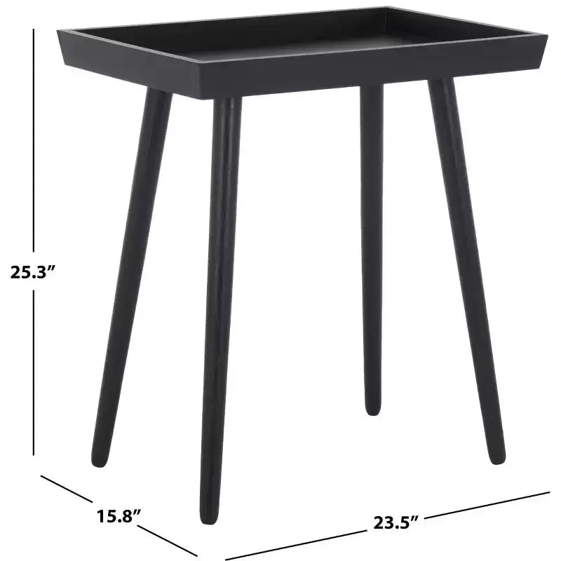 Table d'appoint avec plateau amovible – Table de chevet ou de canapé pour salon et chambre à coucher