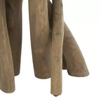 Table d'appoint de ferme – Table d'appoint en bois massif pour chambre et salon