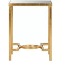 Mita End Table - FOX2581 - Gold/Mirror - Safavieh Couture