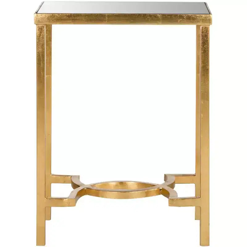 Mita End Table - FOX2581 - Gold/Mirror - Safavieh Couture