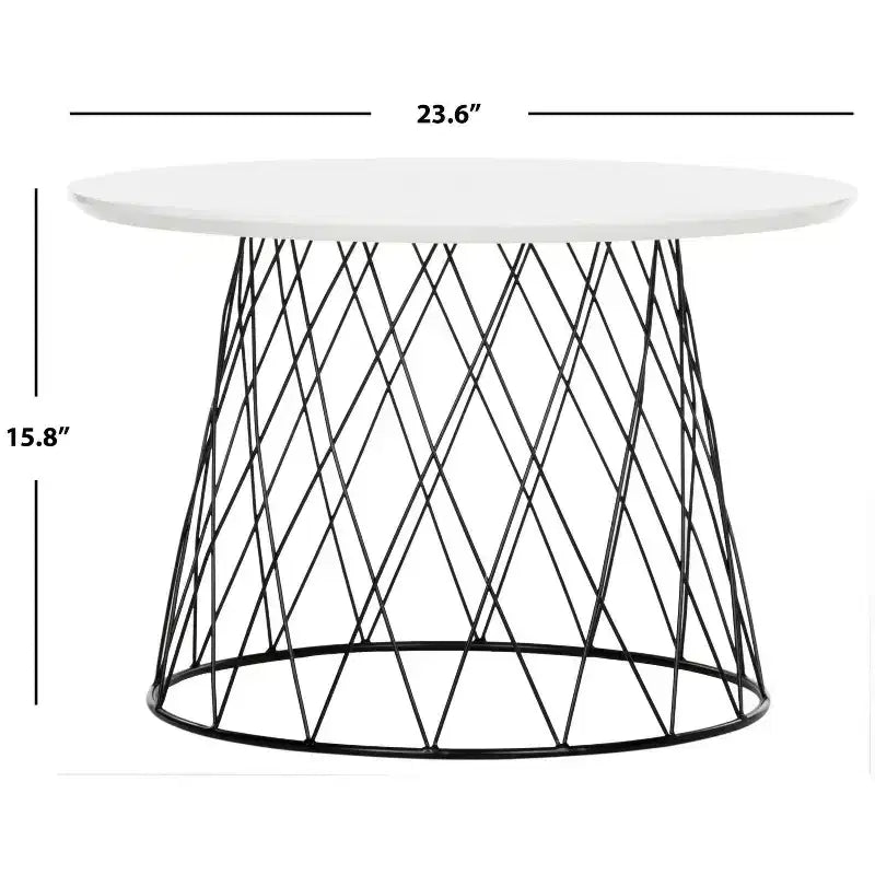 Table d'appoint moderne – Table d'appoint compacte pour salon, chambre et canapé